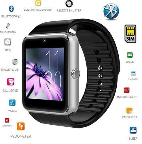 2016 Bluetooth Smart Watch GT08 Clock Sync Notifier With GSM Sim Card Smart Wrist Watch For Apple iphone iOS Android Phone