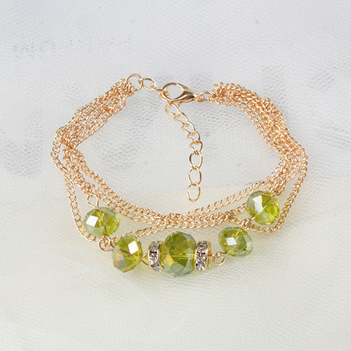 Vintage Stones & Chains Bracelet