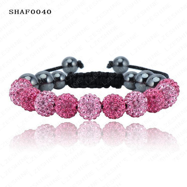 Shambala 10mm Crystal and Clay Bracelet