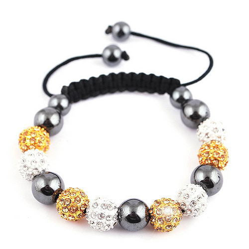 Shamballa Sparkly Glam Bracelet