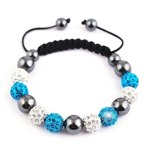 Shamballa Sparkly Glam Bracelet