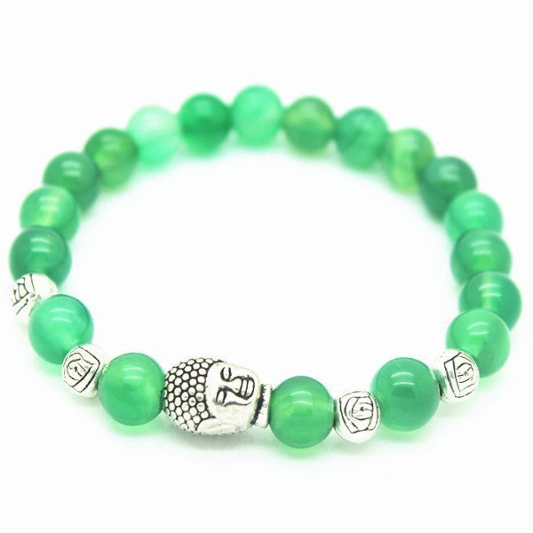 Buddha Handmade Bracelet (Light Green)