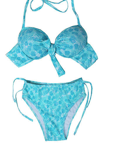 Sexy Blue  America Sexy Womens Halter Bikini